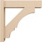 Ekena Millwork 6-in W x 24-in D x 24-in H Balboa Block Rough Cedar Woodgrain TimberThane Outlooker, Primed Tan OUTUR060X24X24BOA44RCPR - alternate 5